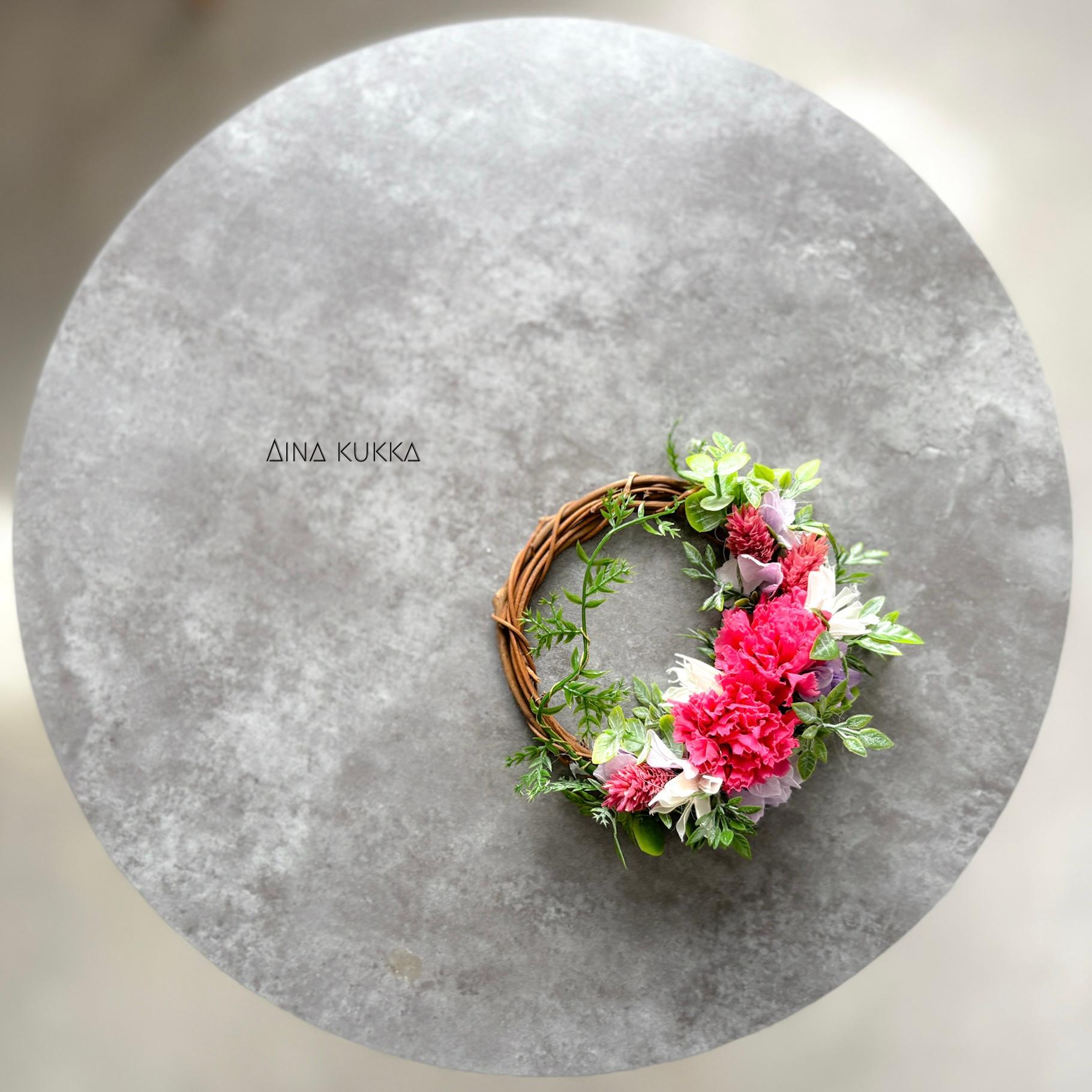 新作 《母の日早割》［ミニリース］カーネーション/カラー2種 | 7枚目