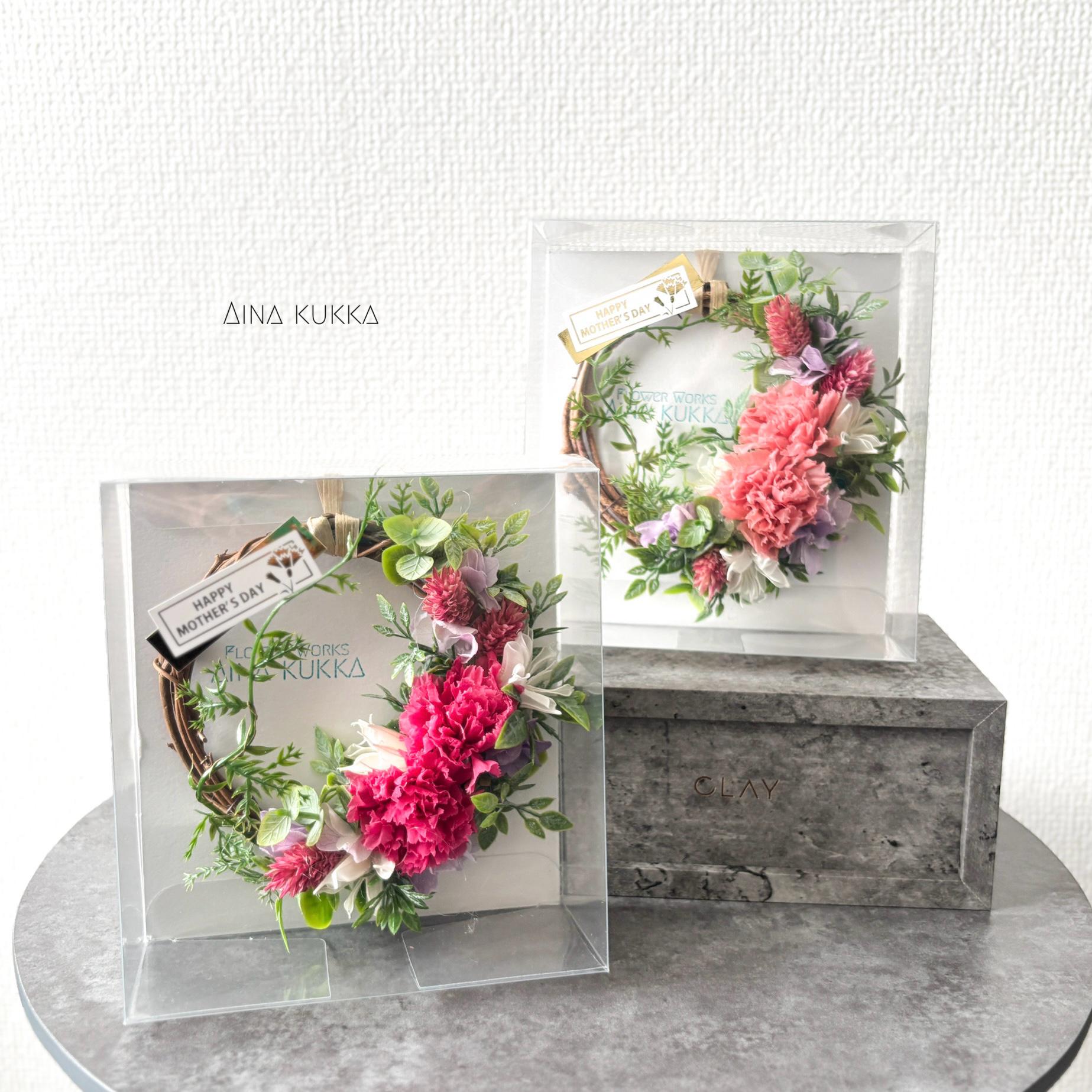 新作 《母の日早割》［ミニリース］カーネーション/カラー2種 | 10枚目