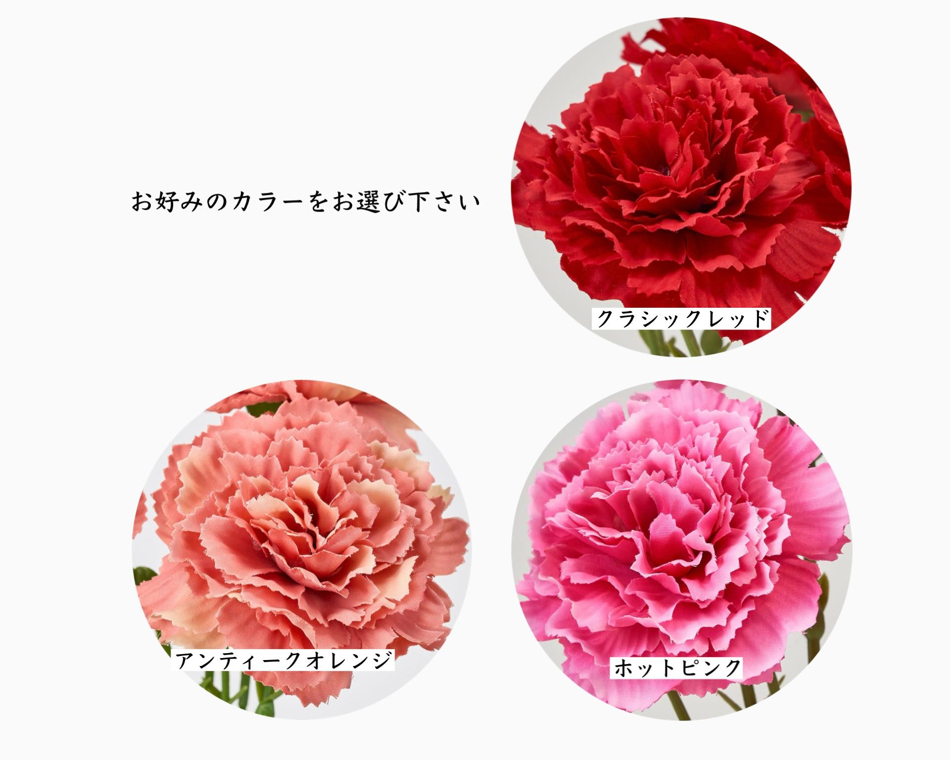 新作《母の日早割》［お花と珈琲の贈り物］カーネーションのフェイクウォーターアレンジ/選べるメッセージドリップバック5個 | 9枚目